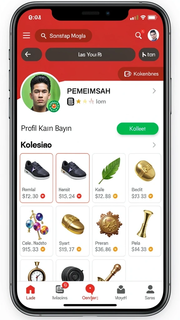 Tampilan awal yang menarik dan penuh warna.