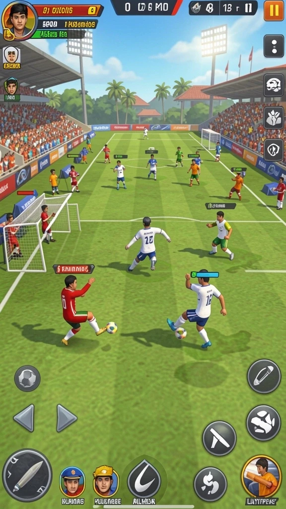 Tangkapan layar menunjukkan gameplay yang mendebarkan di level tinggi.