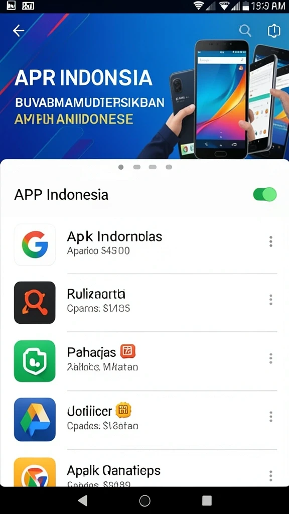 Tampilan antarmuka DEWI11 yang menarik.