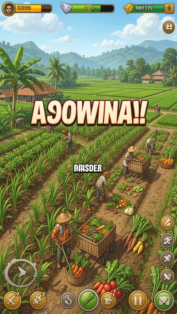 Dunia fantasi yang penuh warna dan detail.