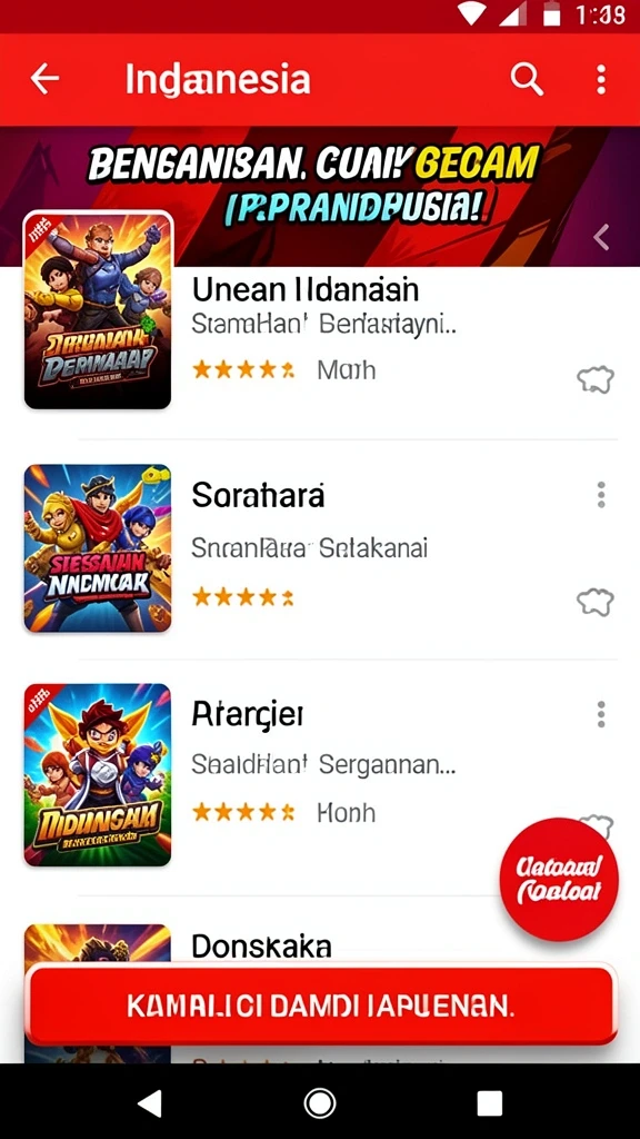 Pemandangan kerajaan yang megah dan beragam.