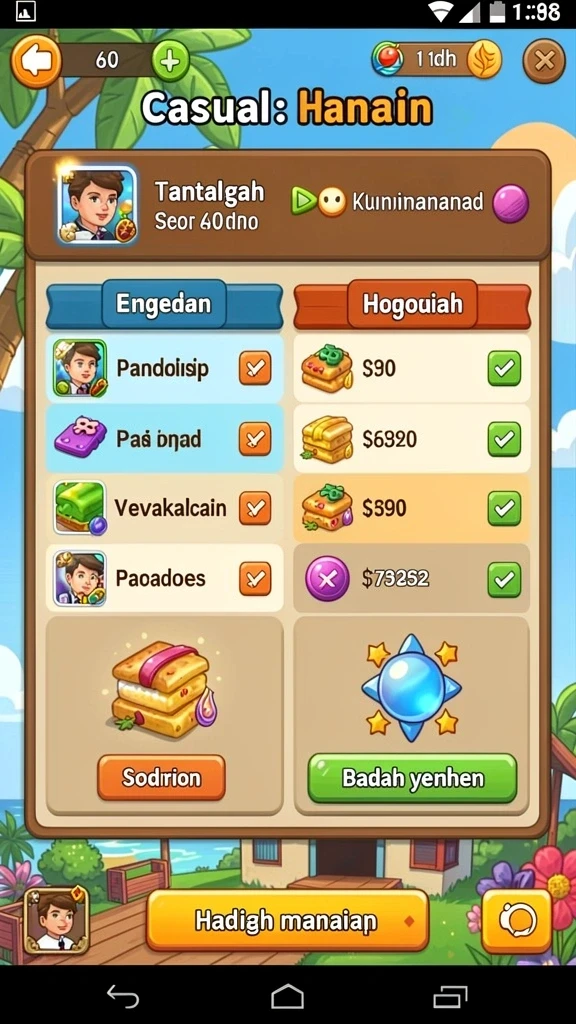 Gameplay seru dengan banyak tantangan.