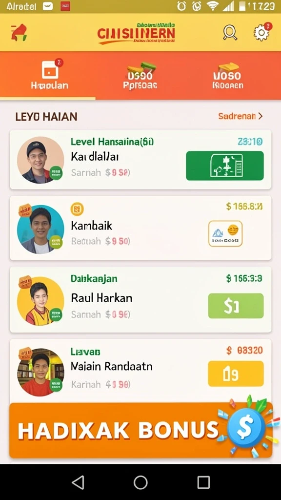 Desain grafis yang menawan dan penuh warna.