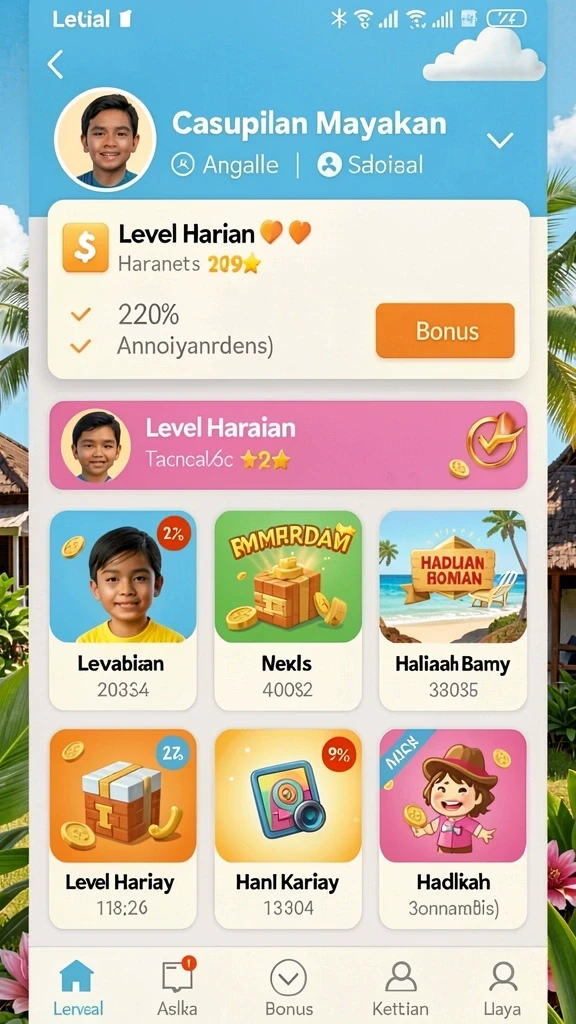 Tampilan antarmuka yang segar dan modern.