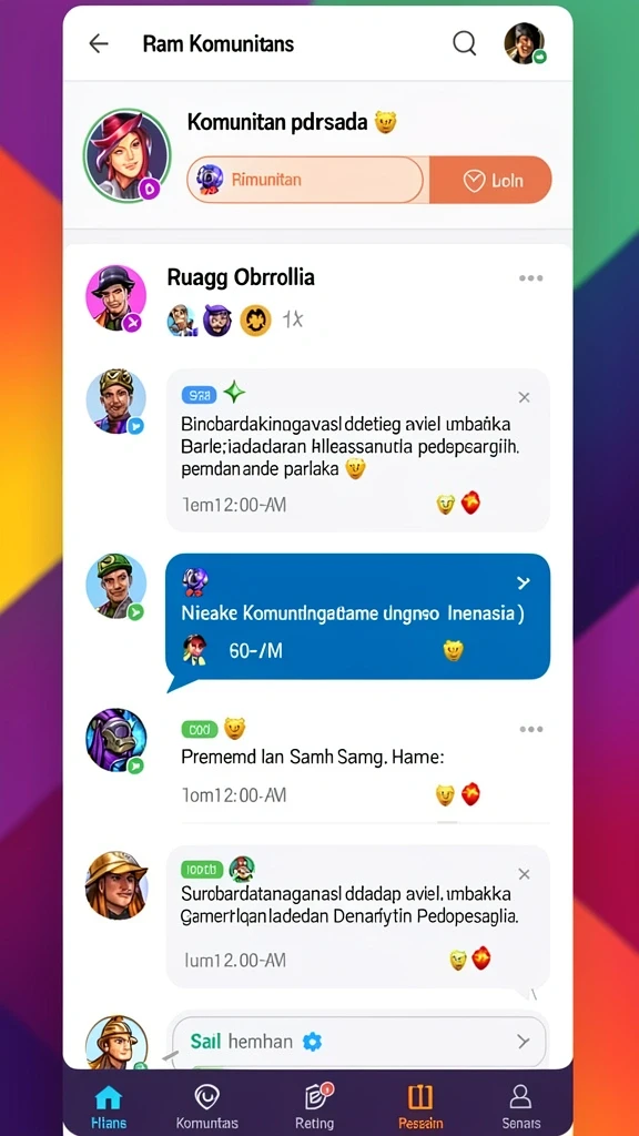 Berbagai genre musik yang bisa dipilih.