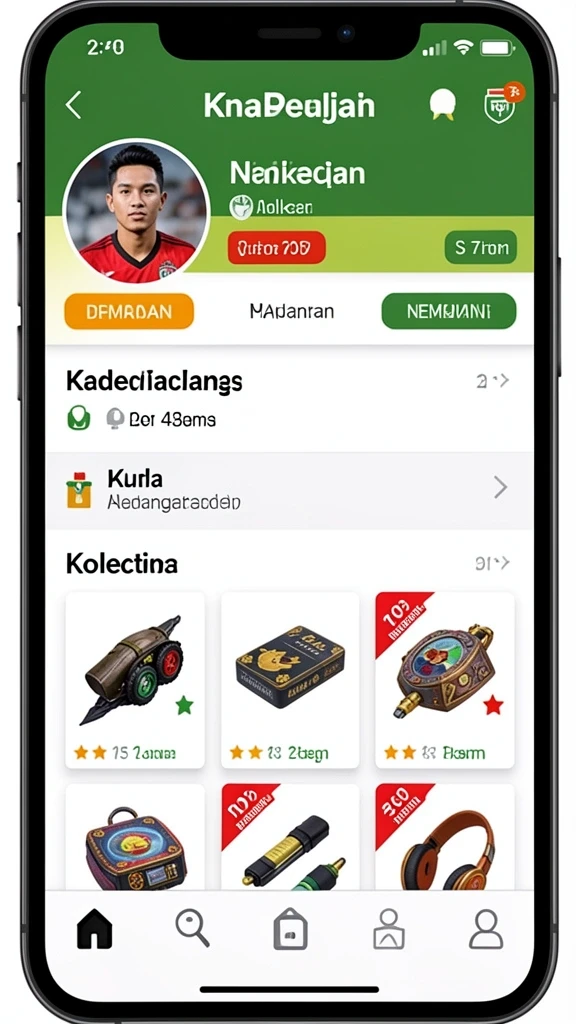Tampilan antarmuka yang intuitif dan menarik.