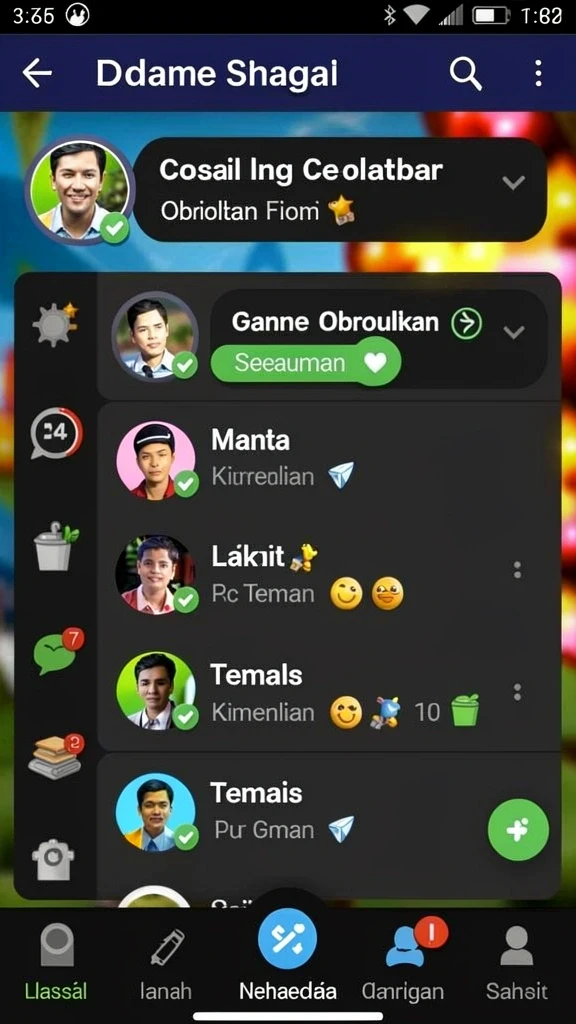 Tampilan antarmuka aplikasi JAGOTOGEL yang modern.