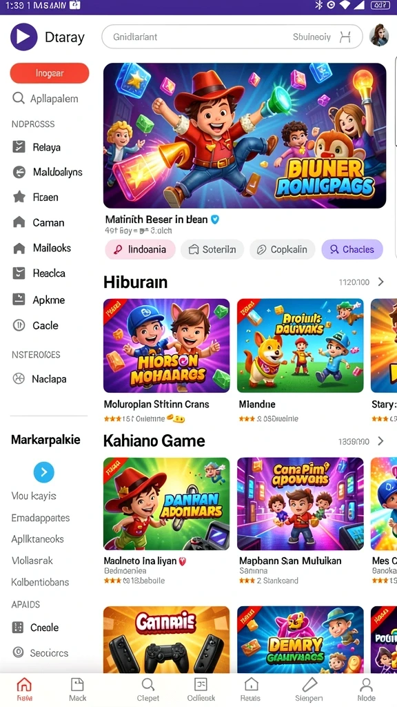 Fitur sosial untuk berinteraksi dengan pemain lain.