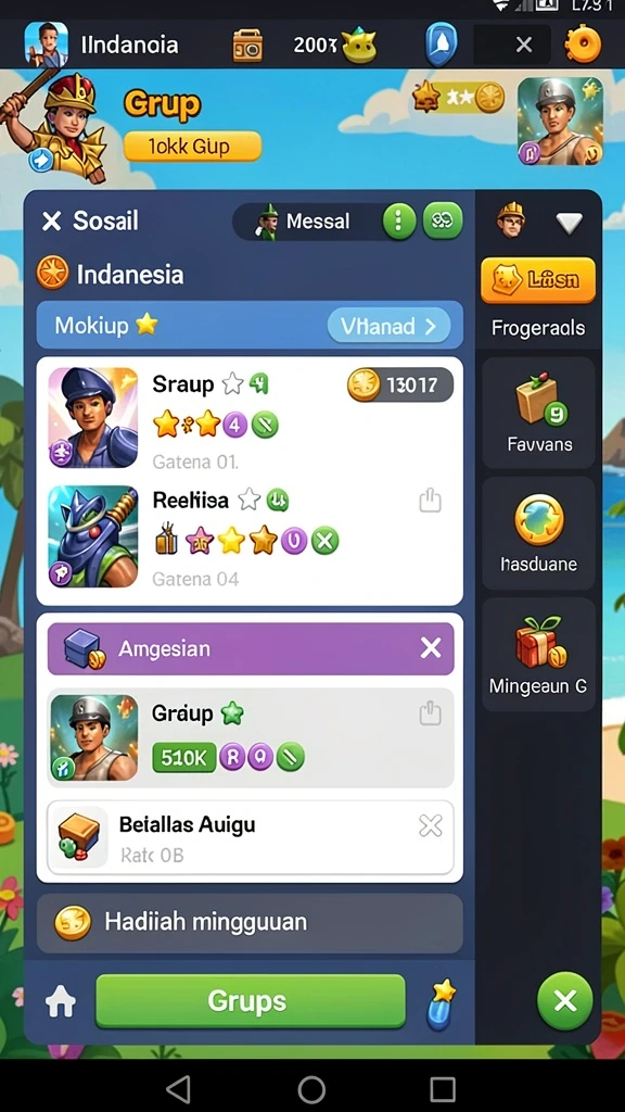 Tampilan awal KENCANA28 yang menarik.