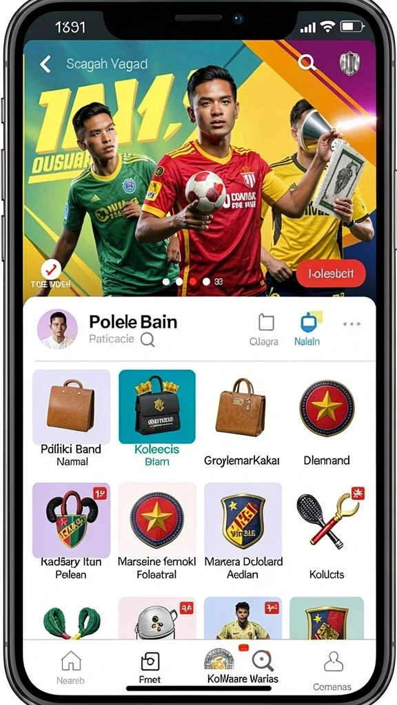 Tampilan antarmuka yang sederhana dan menarik.