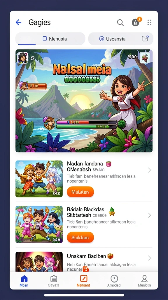 Tampilan antarmuka yang intuitif dan menarik.