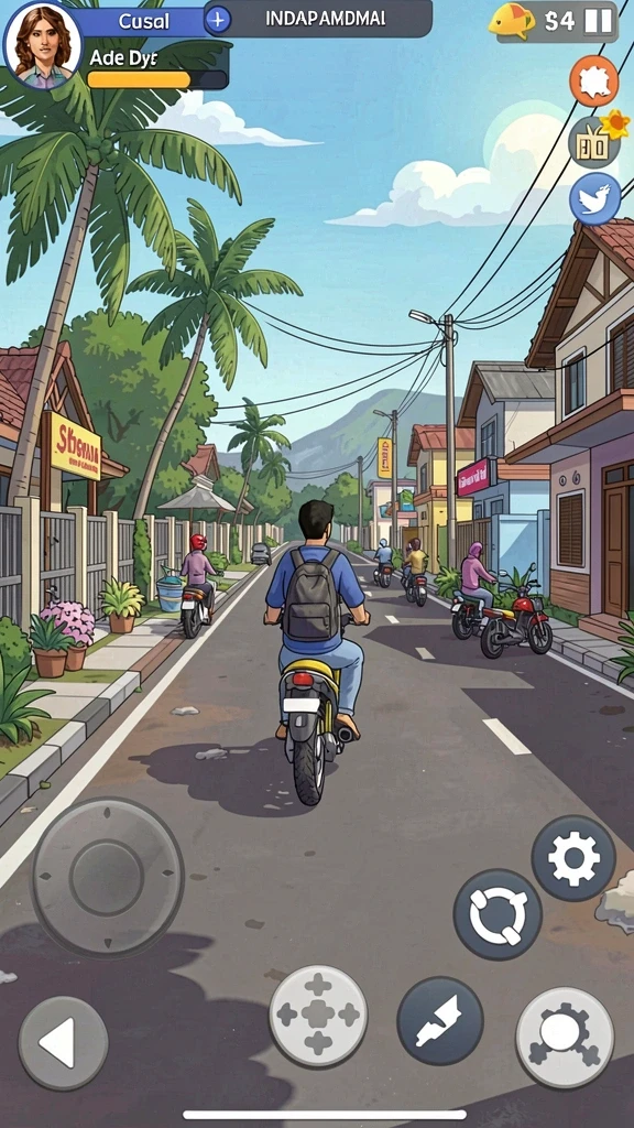 Karakter yang dapat disesuaikan dengan banyak pilihan.