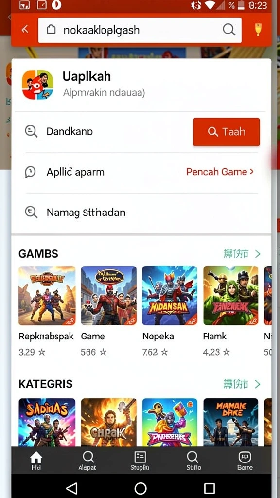 Tampilan antarmuka yang modern dan user-friendly.