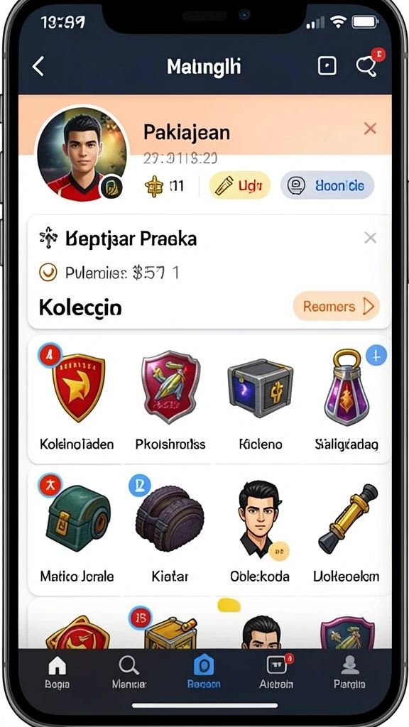 Tampilan awal game NESIAFUN yang menarik.