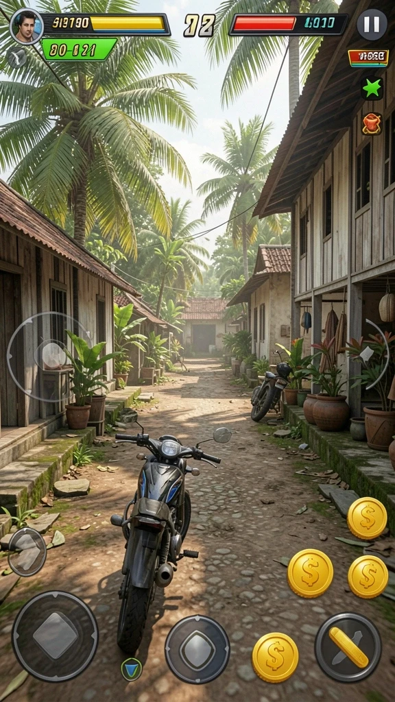 Fitur interaksi sosial yang membuat permainan lebih seru.