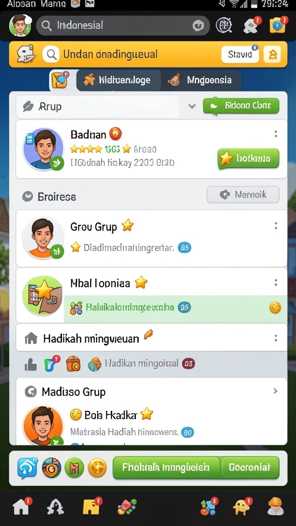 Fitur live chat untuk interaksi pengguna.