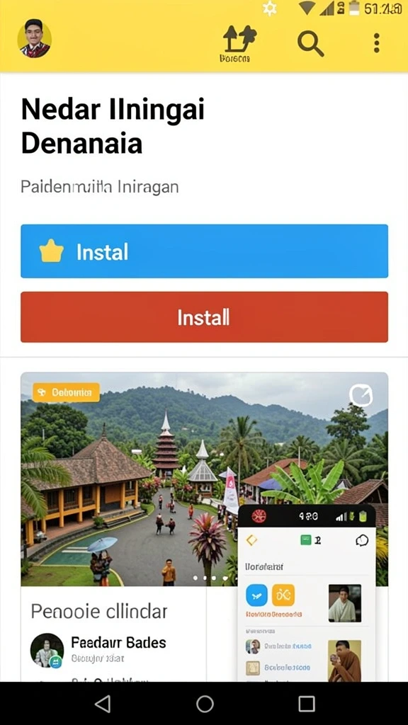 Screenshot aplikasi REJEKIBET menunjukkan tampilan antarmuka yang modern.