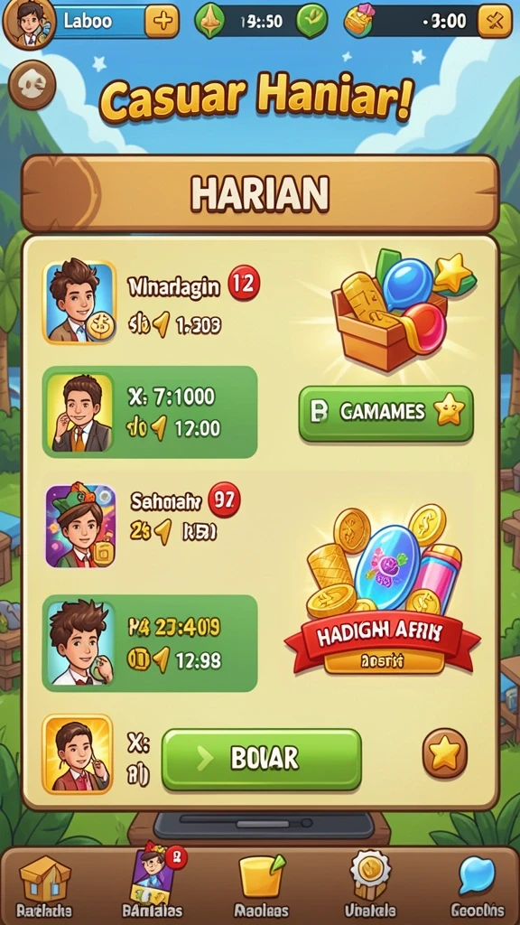 Pengguna dapat bersaing dalam mode multiplayer.