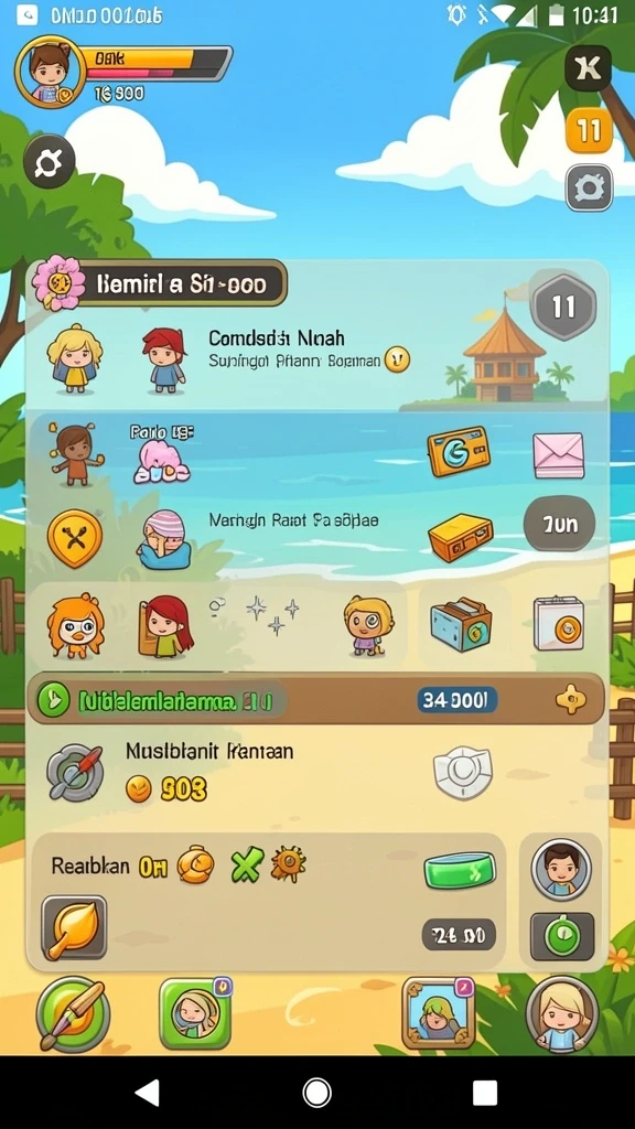 Beragam karakter menarik tersedia untuk dimainkan.