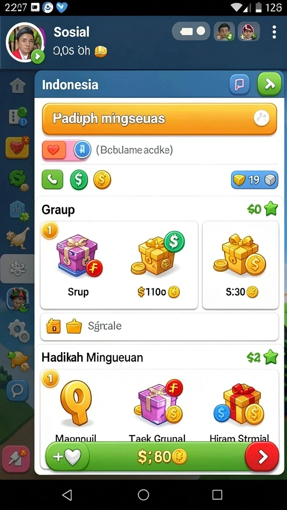 Tampilan antarmuka pengguna yang ramah dan menarik.