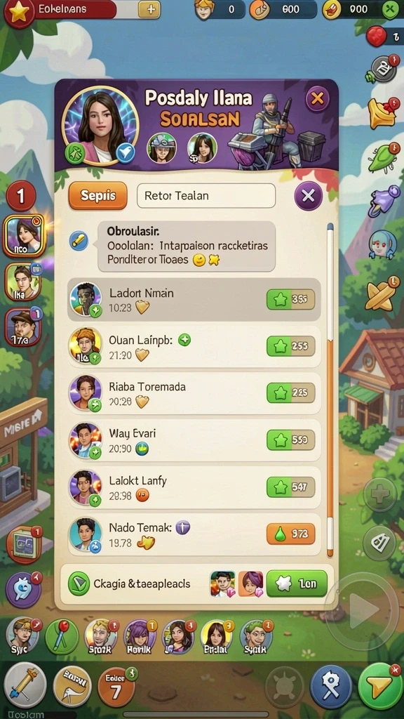 Komunitas aktif yang mendukung interaksi antar pemain.